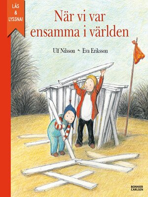cover image of När vi var ensamma i världen (e-bok + ljud)